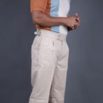 Cream Straight Fit Gurkha Pant